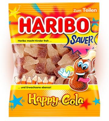 Мармелад жевательный Haribo Веселая Кола Кислая 200 гр