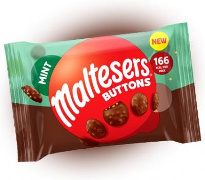 Конфеты Maltesers Мята Шоколад 32 гр