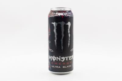 Напиток энергетический Monster Ultra Black (Ирландия) 500мл  ж/б