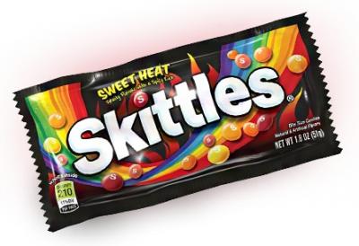 Жевательная конфета Skittles Sweet Heat со вкусом перца 51 грамм