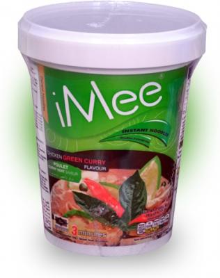 Лапша быстрого приготовления iMee Зеленая Карри Курица 70 гр (стакан)