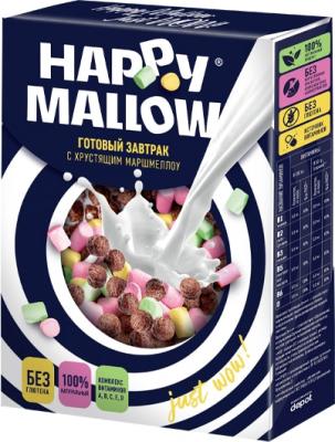 Сухие завтраки Happy Mallow с маршмеллоу 240 гр