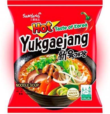 Лапша Samyang Yukgaejang 120 гр (пачка)